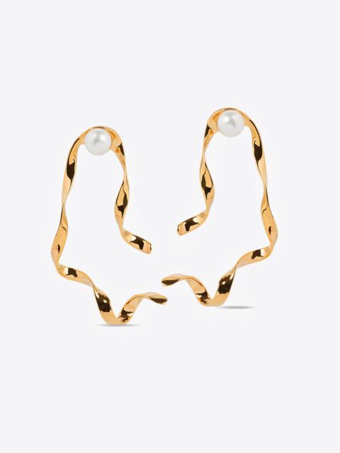 Dries Van Noten WAVE STUD EARRINGS