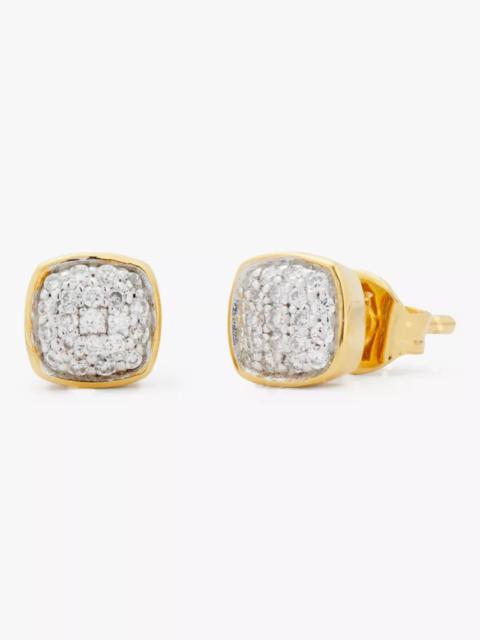 kate spade Kate Spade Fine Time To Shine Pavé Diamond Studs