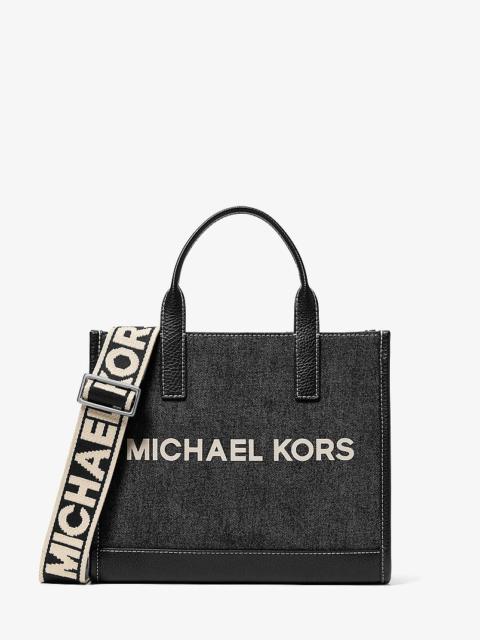 MICHAEL KORS Cooper Denim Convertible Crossbody Bag