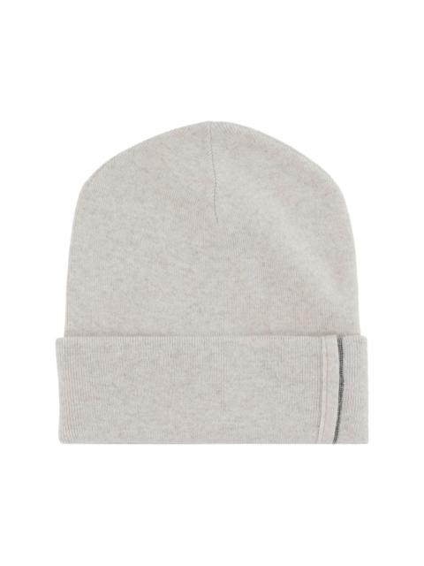 Brunello Cucinelli embellished cashmere beanie