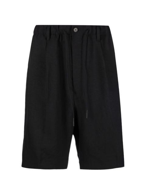 drawstring-waist over shorts