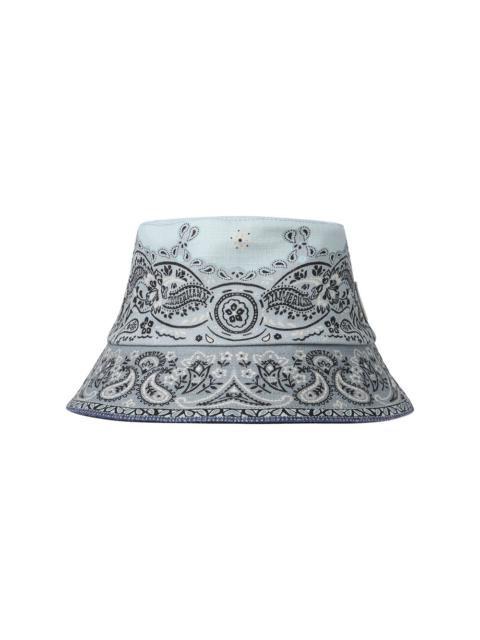 PRINTED CANVAS BUCKET HAT