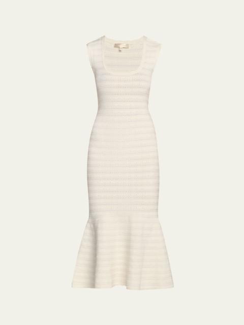 LoveShackFancy Leigh Knit Midi Dress