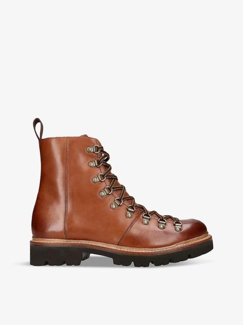 Grenson Brady mid-top lace-up leather boots