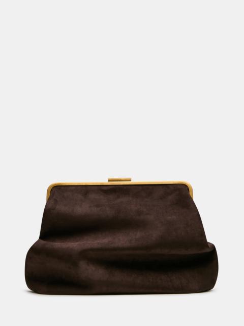 STEVE MADDEN SEFINA BAG BROWN SUEDE