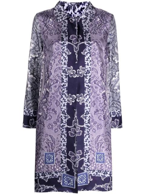 Pierre-Louis Mascia Aloe reversible silk coat