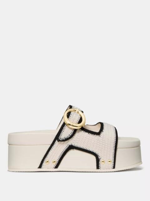 kate spade Halo Platform Footbed Sandal