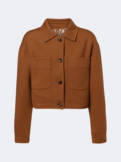 Max Mara Reversible wool and cashmere jacket