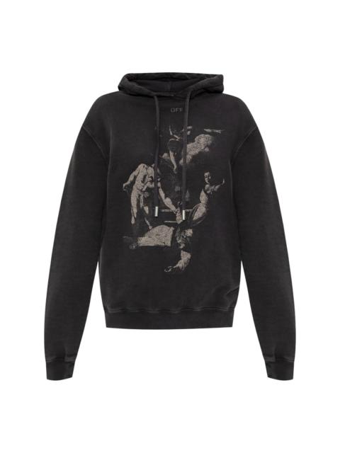 Off-White graphic print hoodie
