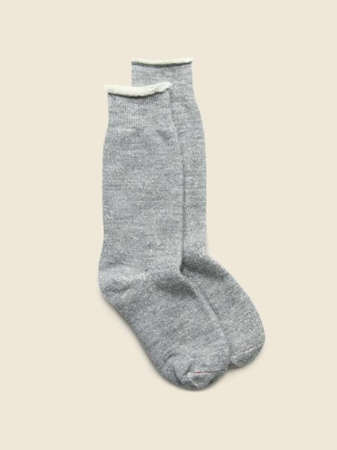 ROTOTO® Merino Wool Double Face Crew Sock - Medium Gray
