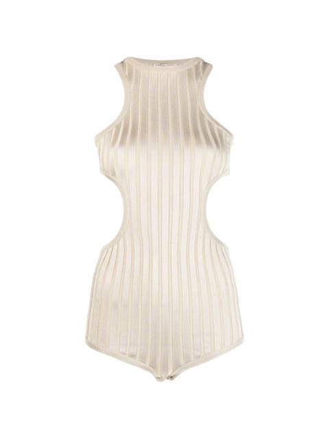 PUCCI cut-out silk bodysuit