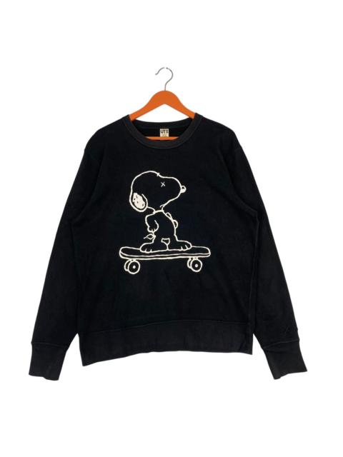 Other brands Kaws × Uniqlo - KAWS x Uniqlo Peanuts Snoopy Skateboard Crewneck Sweatshirt