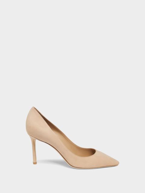 JIMMY CHOO Romy 85 Suede Stiletto Pumps
