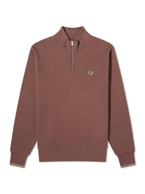 Fred Perry Fred Perry Half Zip Crew Sweater