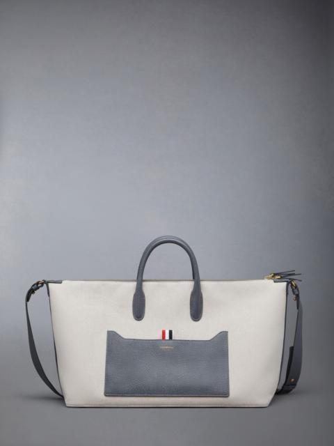 Thom Browne medium canvas tote bag