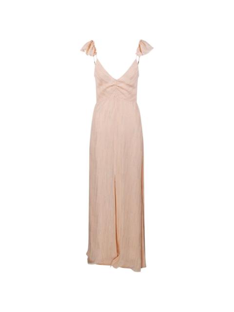 forte_forte Les Fils d'Argent ruffled maxi dress