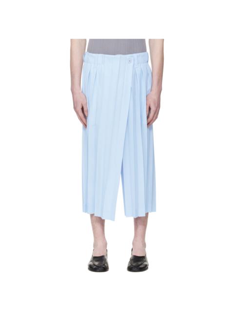 ISSEY MIYAKE Blue Edge Ensemble Trousers