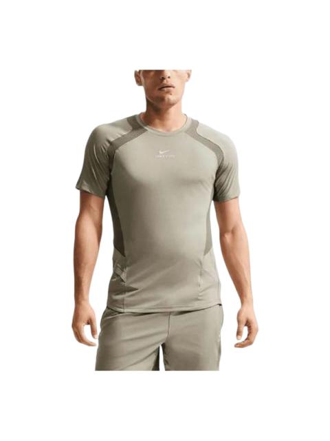 Nike Nike Pro Dri-FIT ADV T-Shirt 'Light Army Medium Olive Light Liquid Lime' IF2214-320
