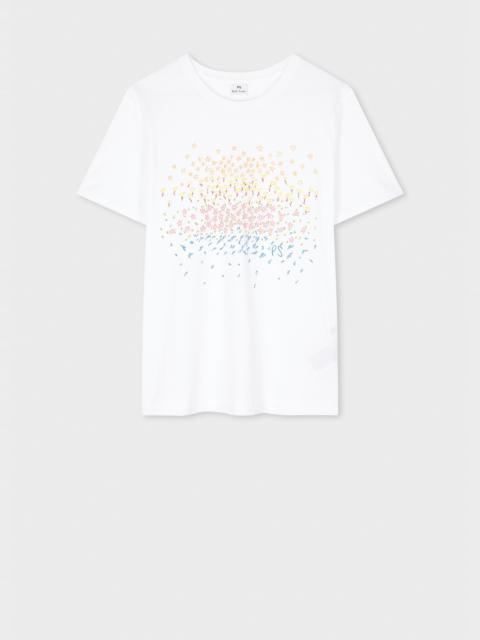 Paul Smith Women's White Organic Cotton Meadow T-Shirt