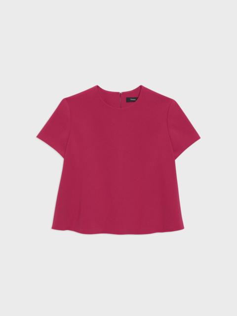 Theory A-Line Top in Admiral Crepe