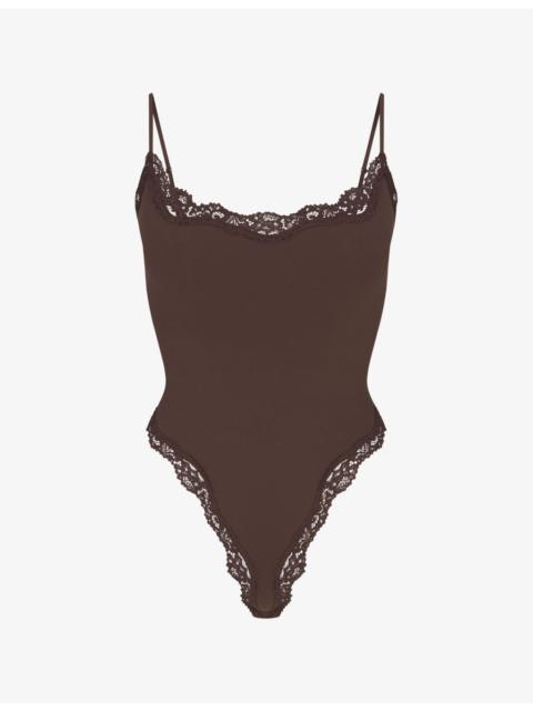 SKIMS Fits Everybody Lace-Trim Cami Body