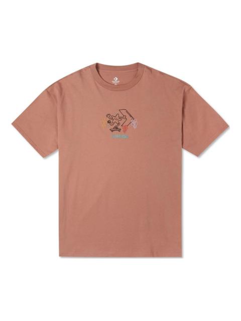 Converse Pushing Along T-Shirt 'Mineral Clay' 10023267-A04