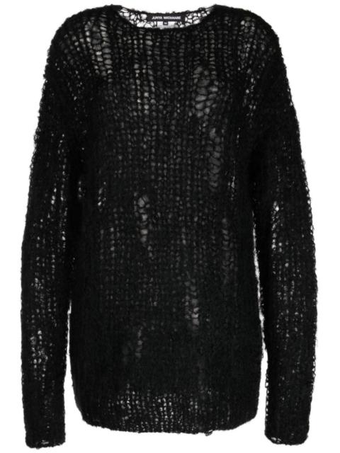 Junya Watanabe open-knit mohair-blend jumper