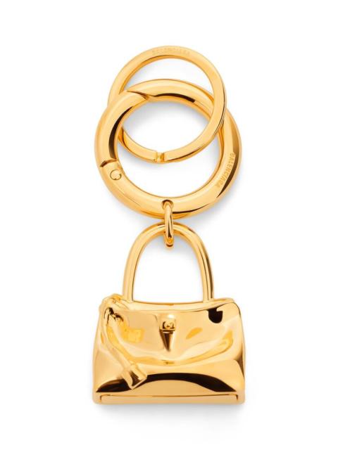 BALENCIAGA Carousel Rodeo Keychain in Shiny Gold