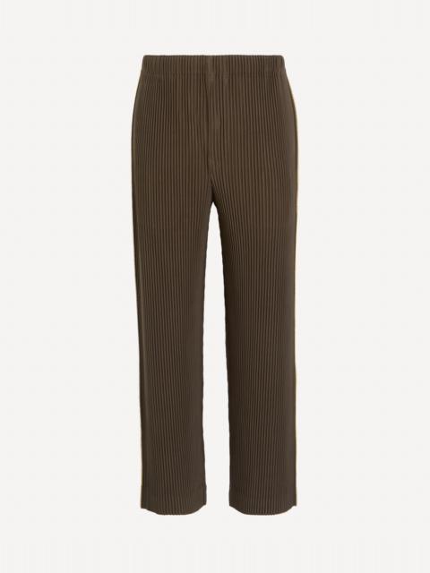 ISSEY MIYAKE EMBROIDERY STRIPES Pleated Trousers