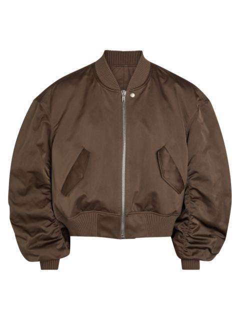 Rick Owens Rick Owens Secchia Flight Satin Bomber Jacket