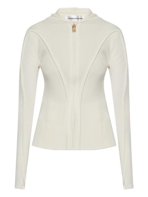 Victoria Beckham zip-up hooded jacket