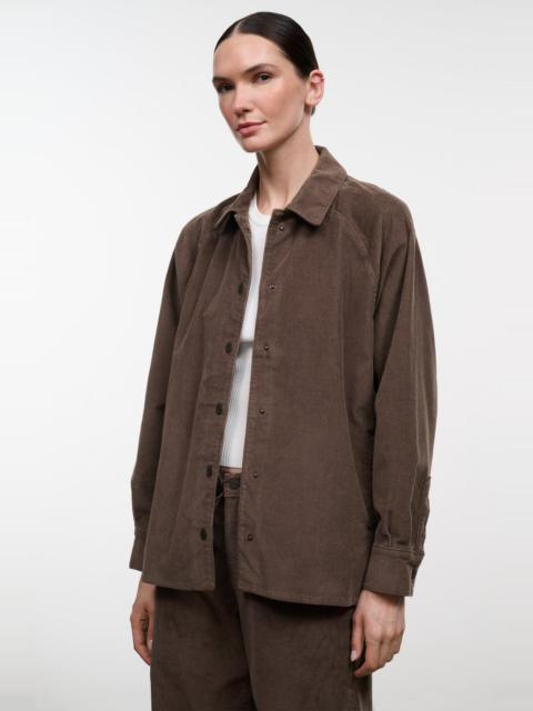 STAUD STAUD MYLES SHIRT JACKET OYSTER CORDUROY