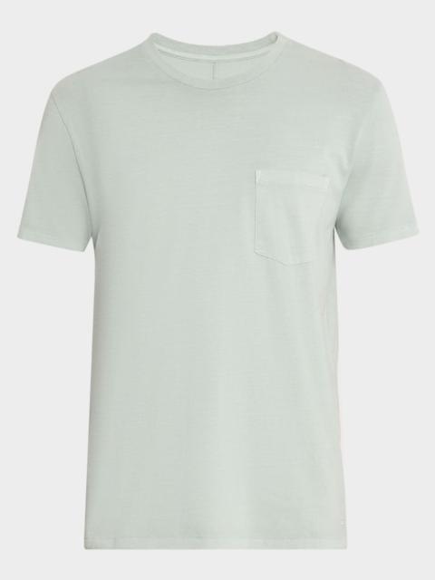 rag & bone Men's Cotton Garment-Dyed Pocket T-Shirt