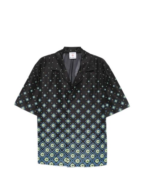 CASABLANCA geometric pattern shirt