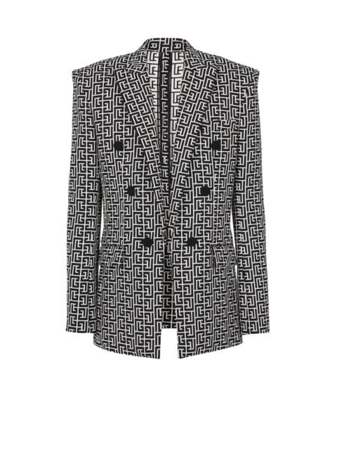 Balmain Oversized monogrammed blazer