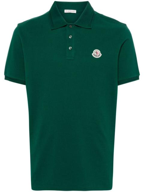 Moncler appliquÃ©-logo piquÃ© polo shirt
