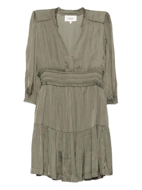 ba&sh Cyrilia V-neck tiered dress