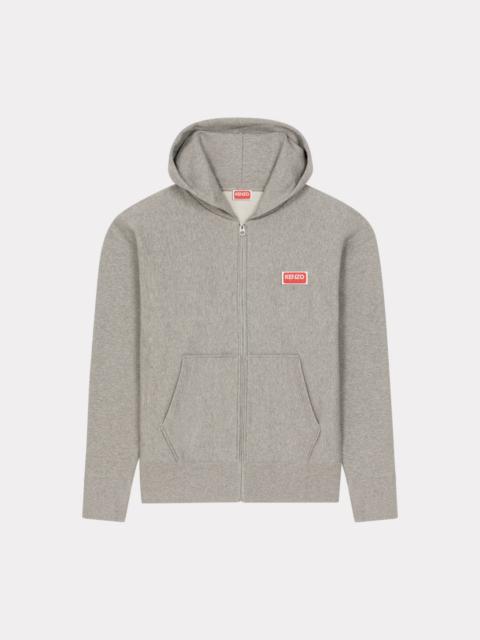 KENZO GREY HOODED ZIP SWEATER WITH LOGO | miinto | REVERSIBLE