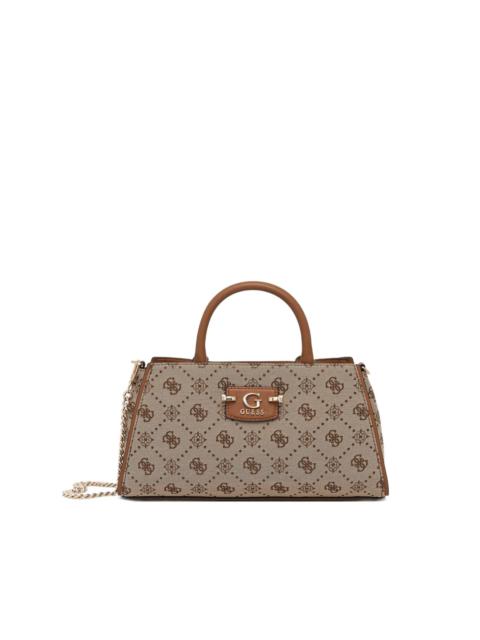 GUESS USA monogram top-handle tote bag