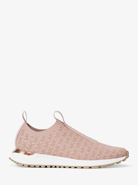 MICHAEL KORS Bodie Metallic Logo Knit Slip-On Sneaker