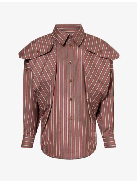 Vivienne Westwood Broad Striped Cotton Shirt