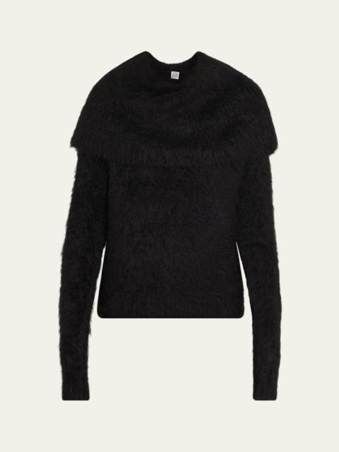 TOTEME Funnel-Neck Alpaca-Blend Sweater