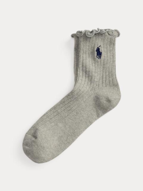 Polo Ralph Lauren Ruffled-Cuff Ankle Socks