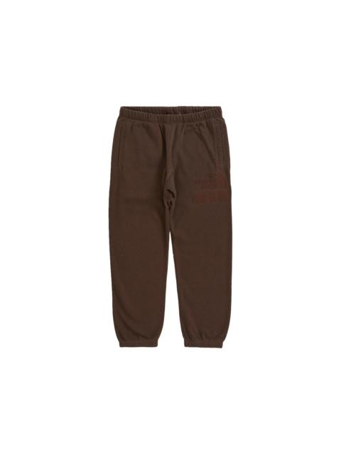Supreme Supreme The North Face Pigment Printed Sweatpant (FW22) Brown