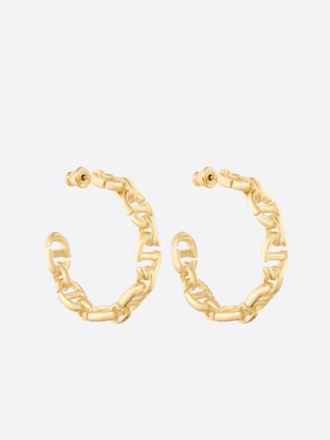 Dior CD Navy Earrings