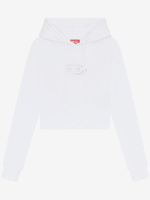 Diesel F-Slimmy logo-plaque hoodie