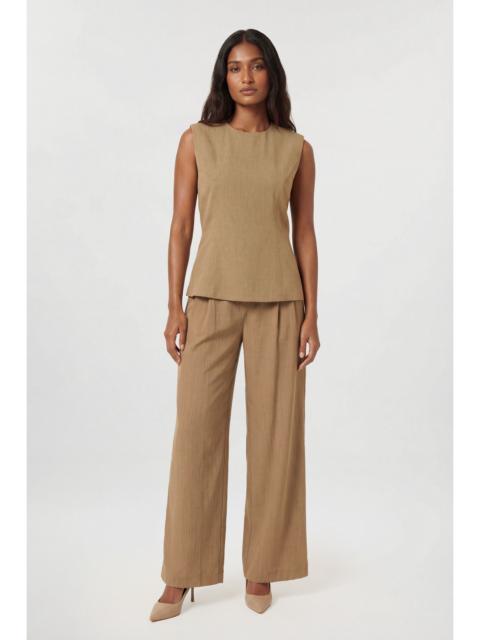 KAREN MILLEN Tailored Wide Leg Pleat Detail Trouser