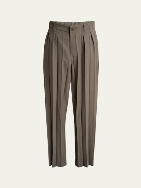 ISSEY MIYAKE Men's Edge Ensemble Pleated Pants