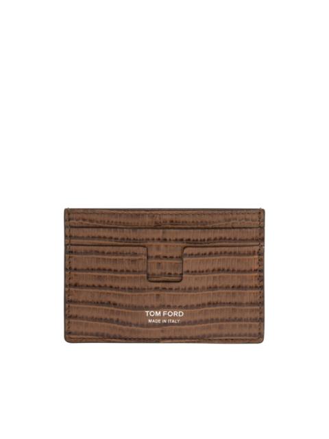 TOM FORD PRINTED TEJUS T LINE CLASSIC CARD HOLDER