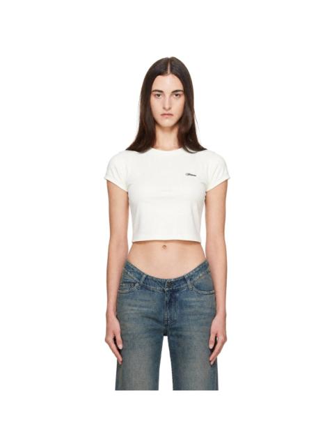 VETEMENTS Off-White 'Femme' Fitted T-shirt